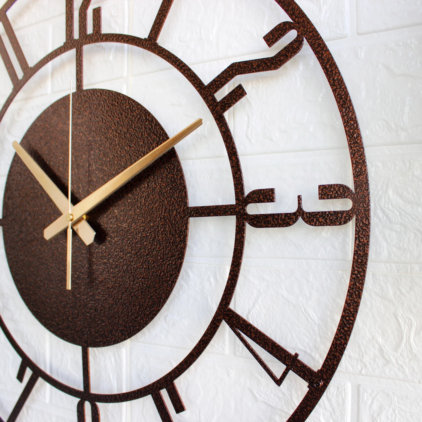 Ortario Unique Copper Wall Clock
