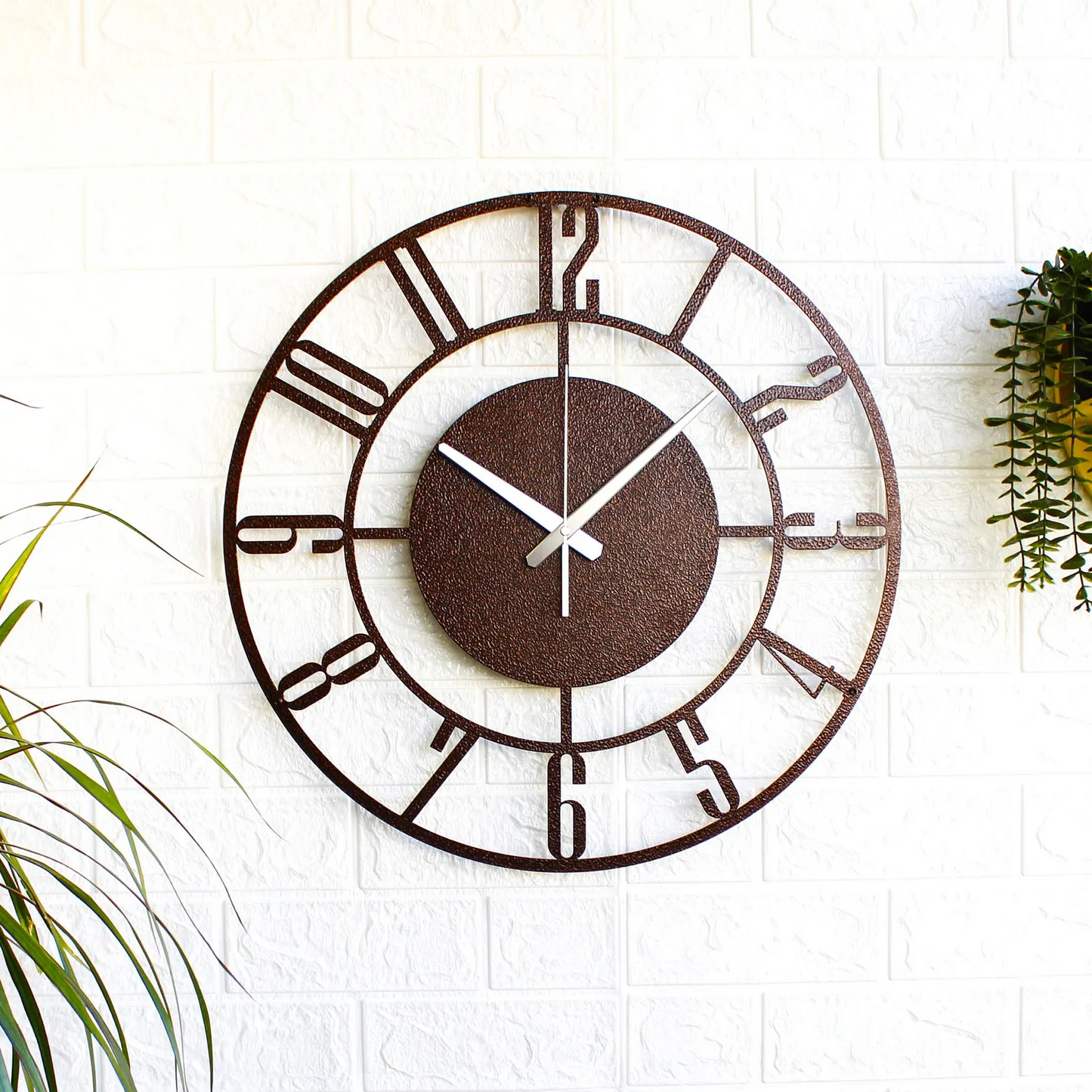 Ortario Unique Copper Wall Clock